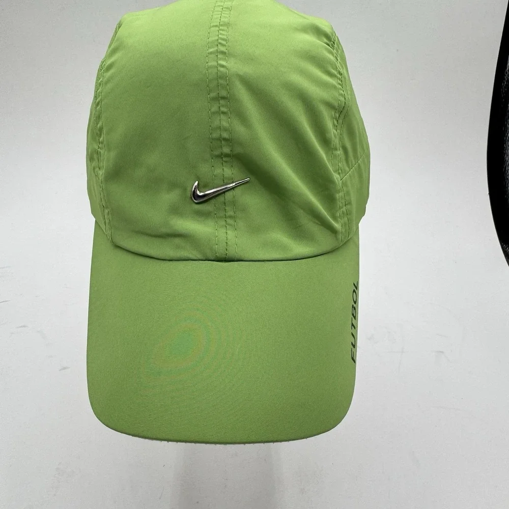 Nike Air Max Plus Tn AW84 Cap Green Tuned Air Running Hat Vtg Y2K Zip Pockets